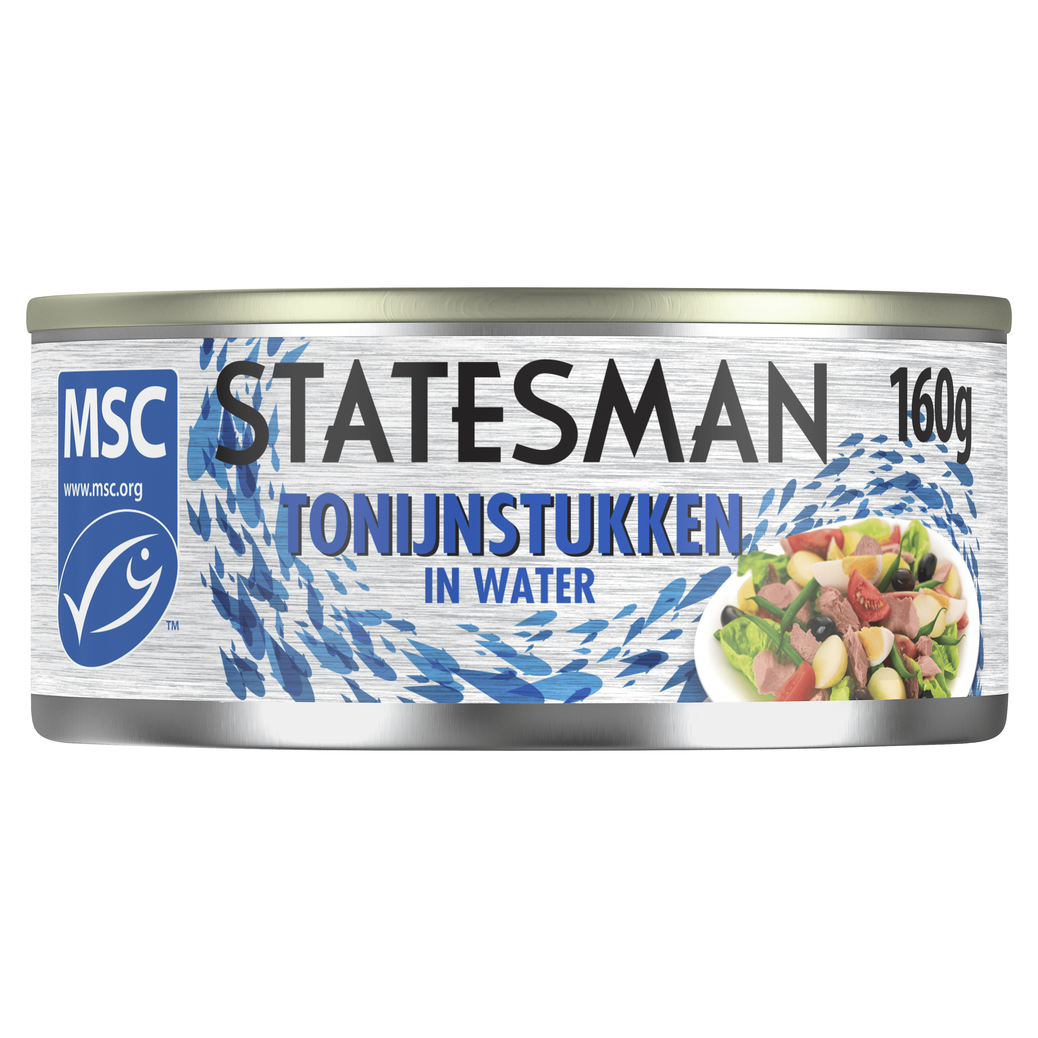 Statesman Tonijnstukken MSC in water