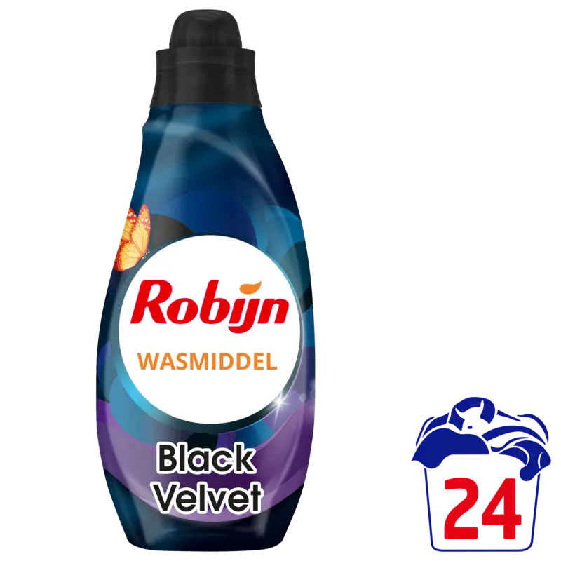 Robijn Klein & krachtig black velvet wasmiddel