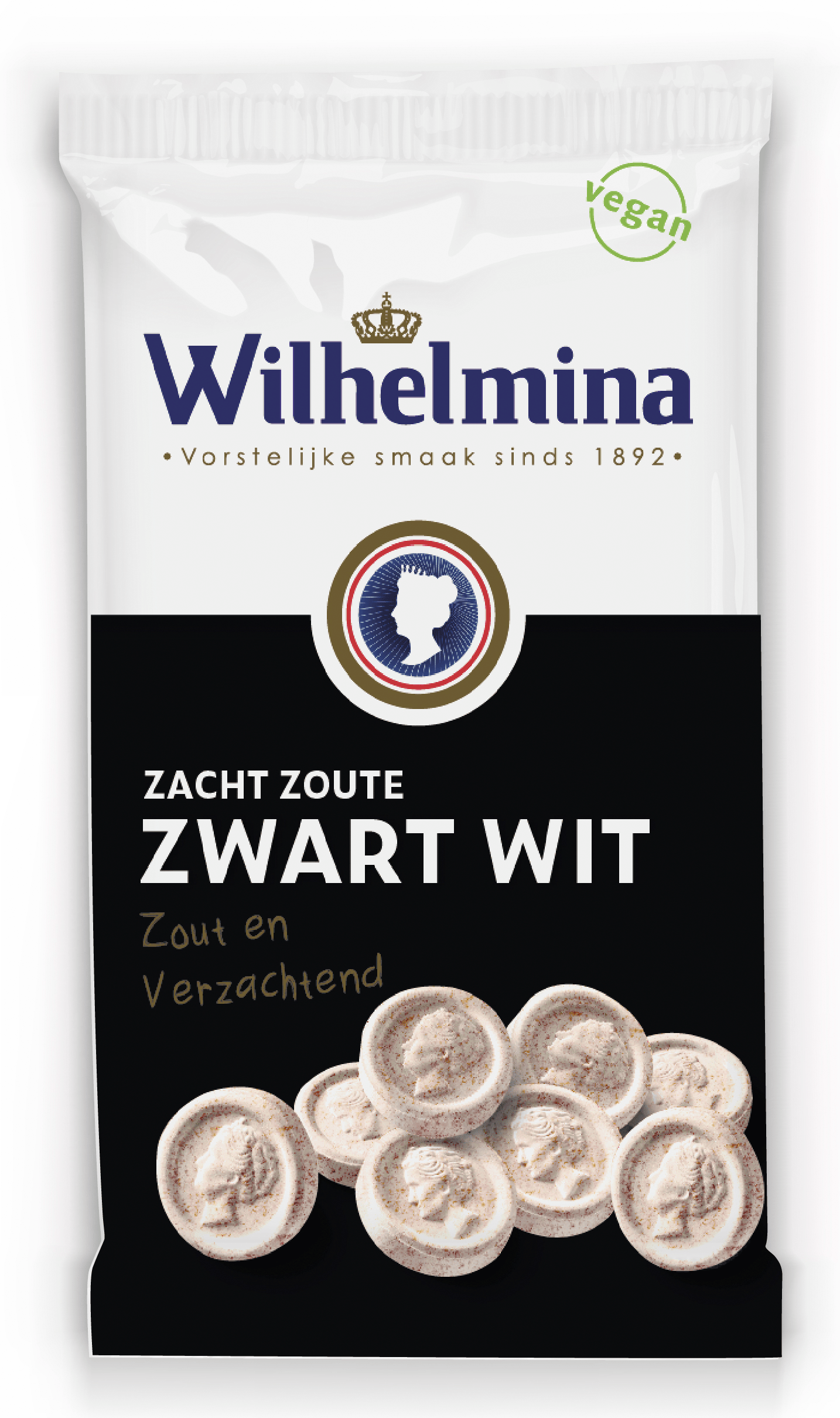 Wilhelmina Zwart wit 3-pack