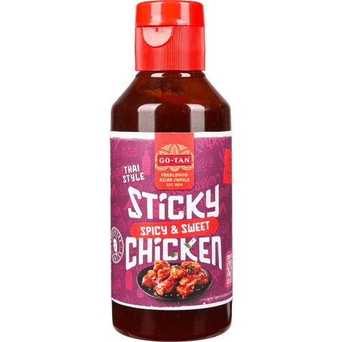 Go-Tan Sticky chicken spicy sweet