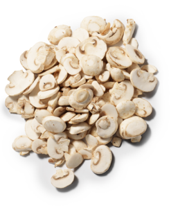 Gesneden Witte Champignons