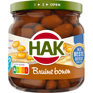 Hak Bonen Bruine 210g