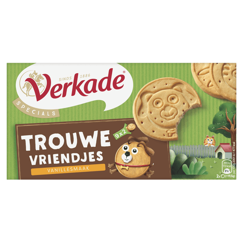 Verkade Trouwe vriendjes 9 x 2 stuks