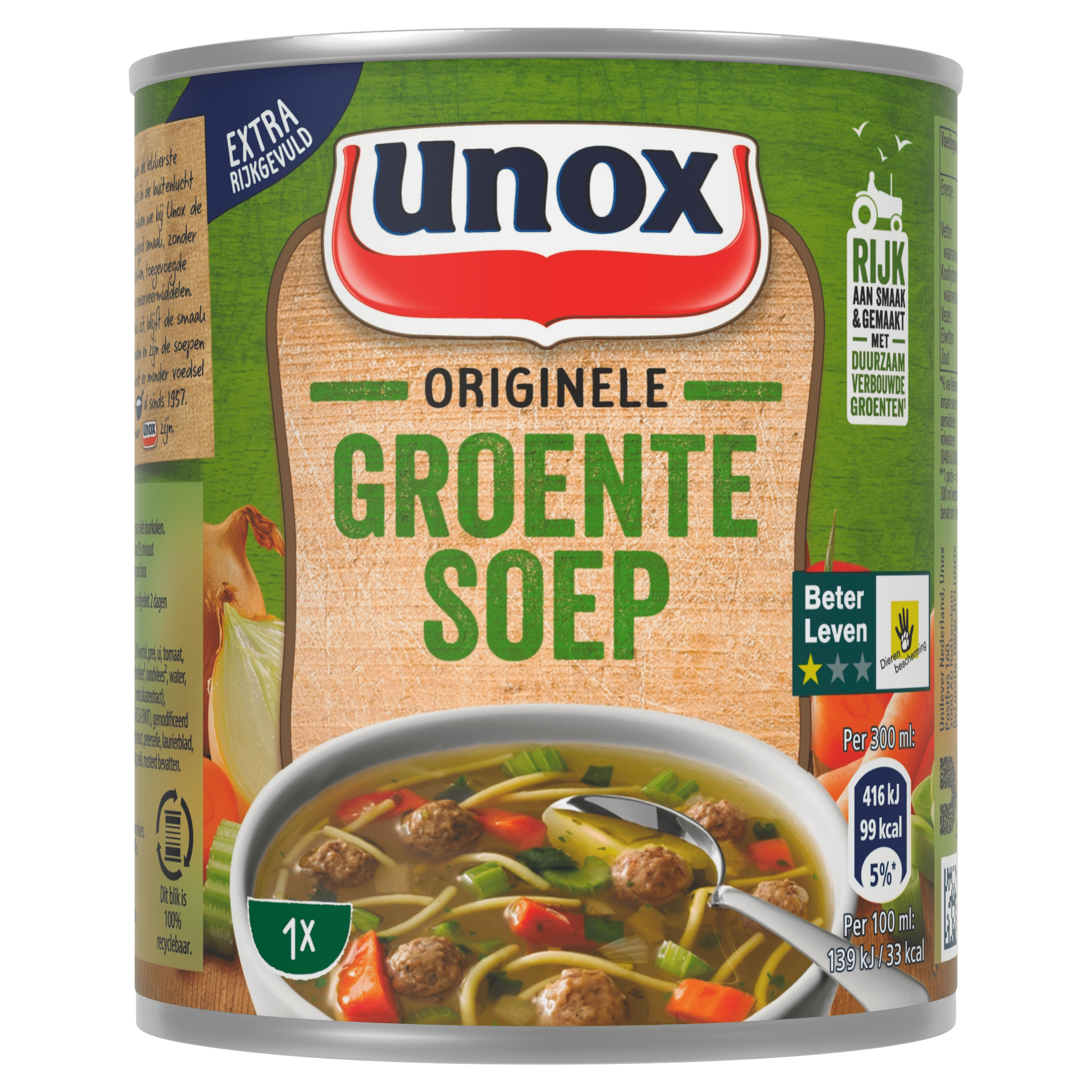 Unox Soep in blik originele groentesoep