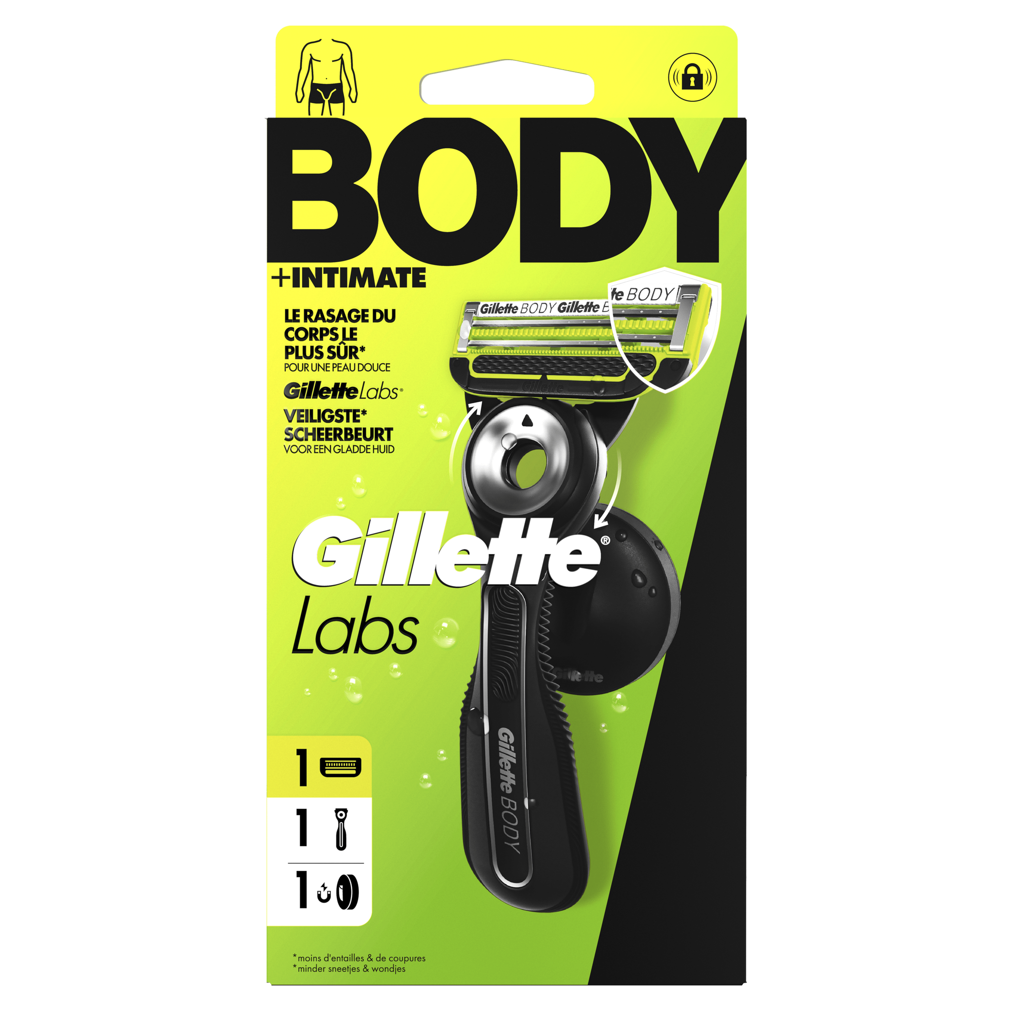 GilletteLabs Body + Intimate Scheersysteem
