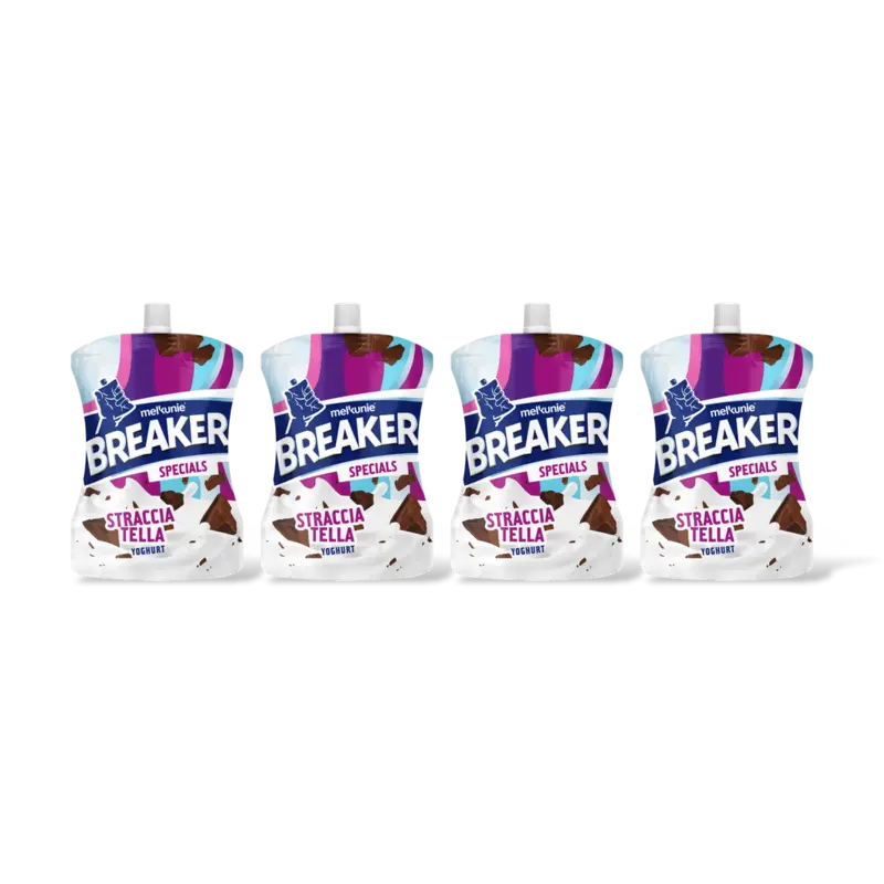 Melkunie Breaker straciatella yoghurt 4-pack