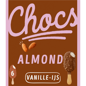 Jumbo Chocs Amandel 6 Stuks 600 ml
