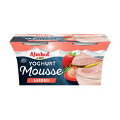 Almhof yoghurt mousse aardbei