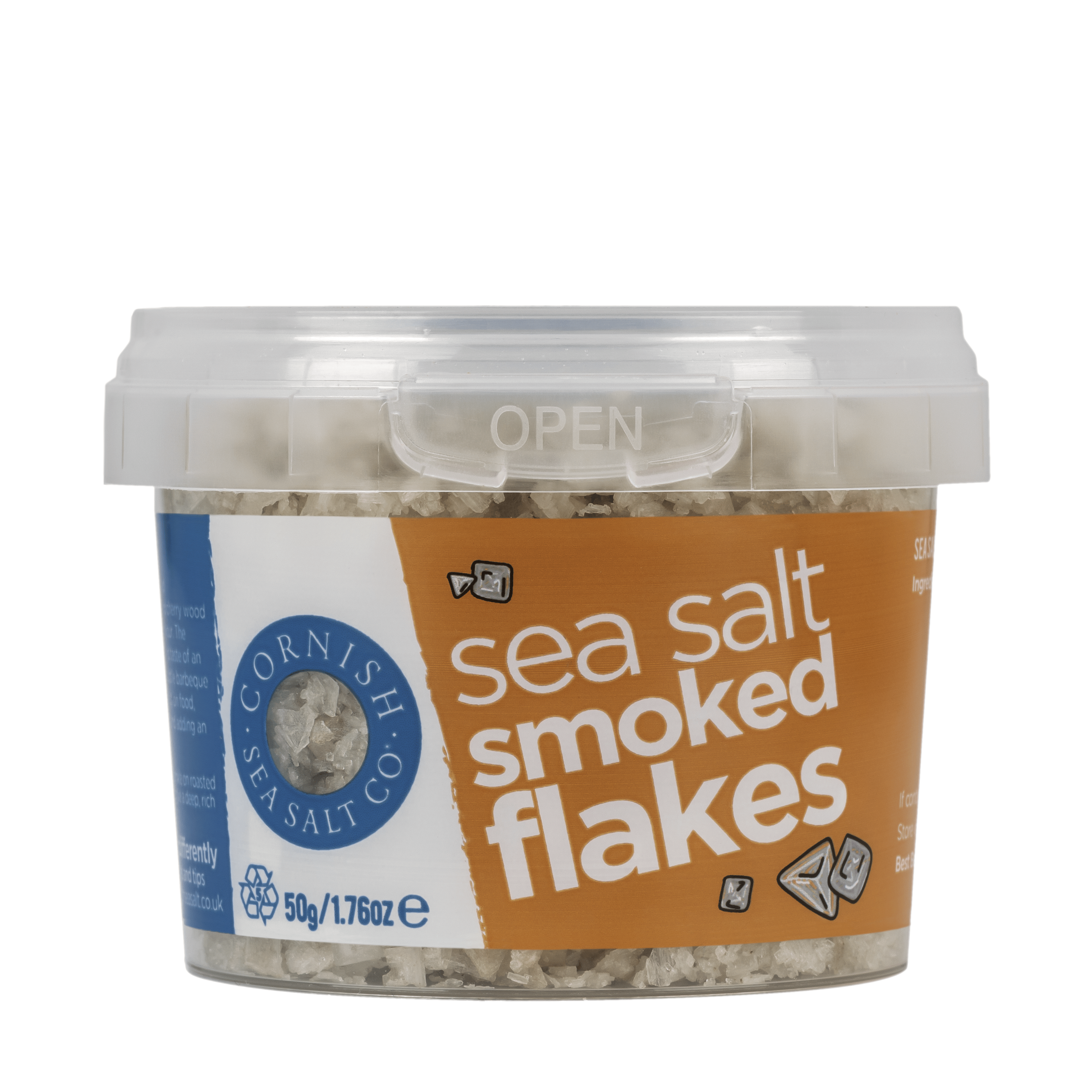 Cornish Salt Sea Salt Smoked flakes