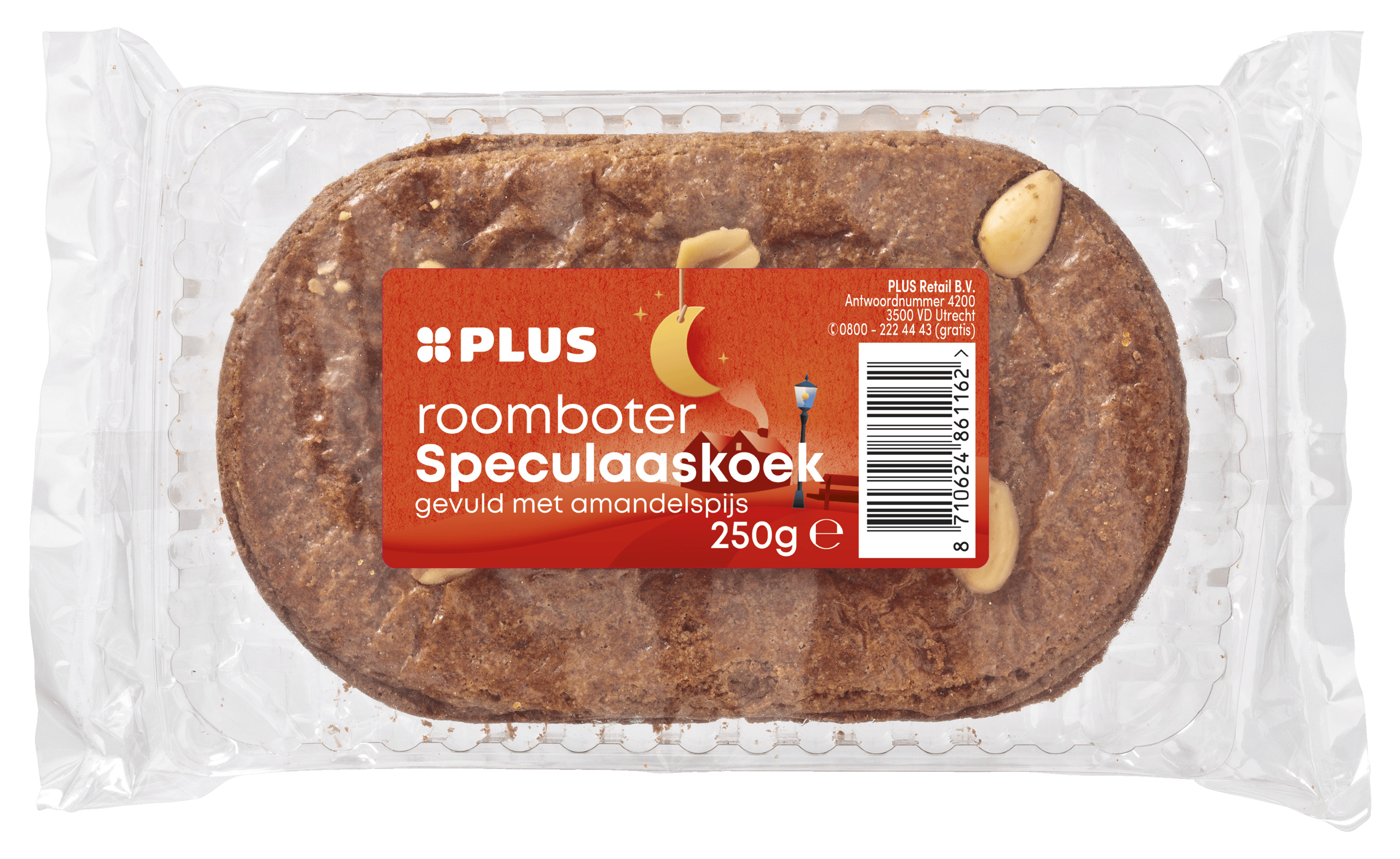 PLUS Speculaas met amandelspijs (roomboter)