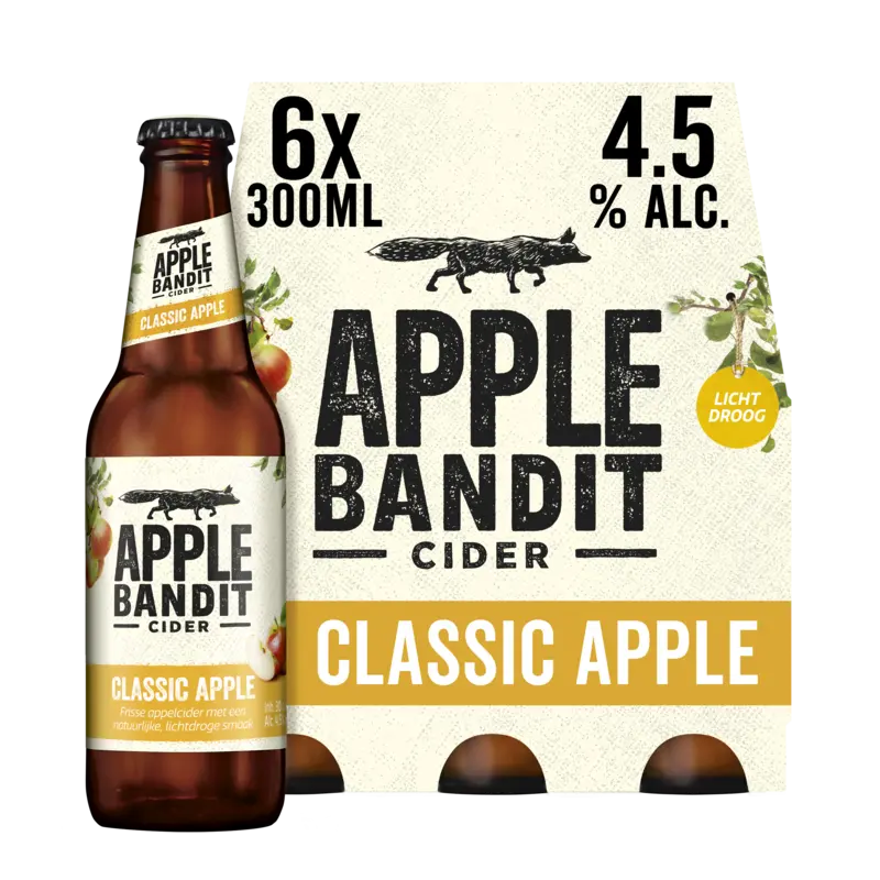 Apple Bandit Classic apple cider 6-pack