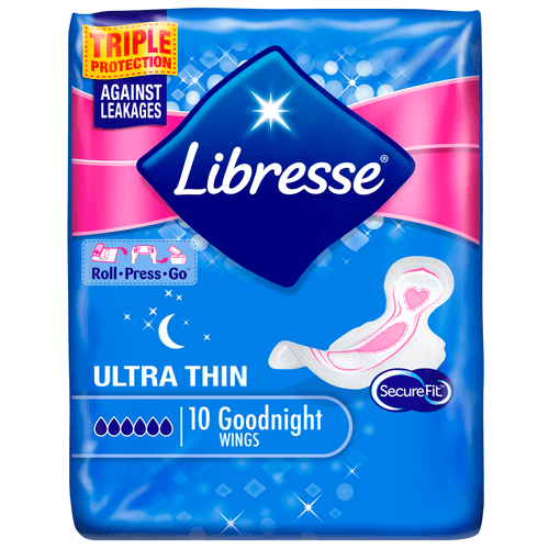 Libresse Maandverband goodnight ultra thin