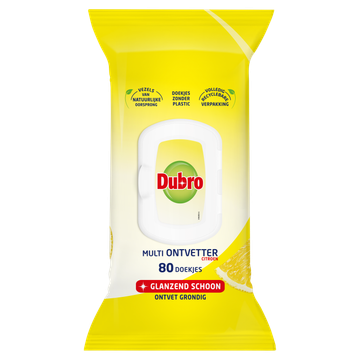 Dubro Multi Ontvetter doekjes 80 Stuks