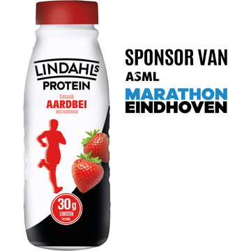 Lindahls Protein Smaak Aardbei Melkdrank 500 ml