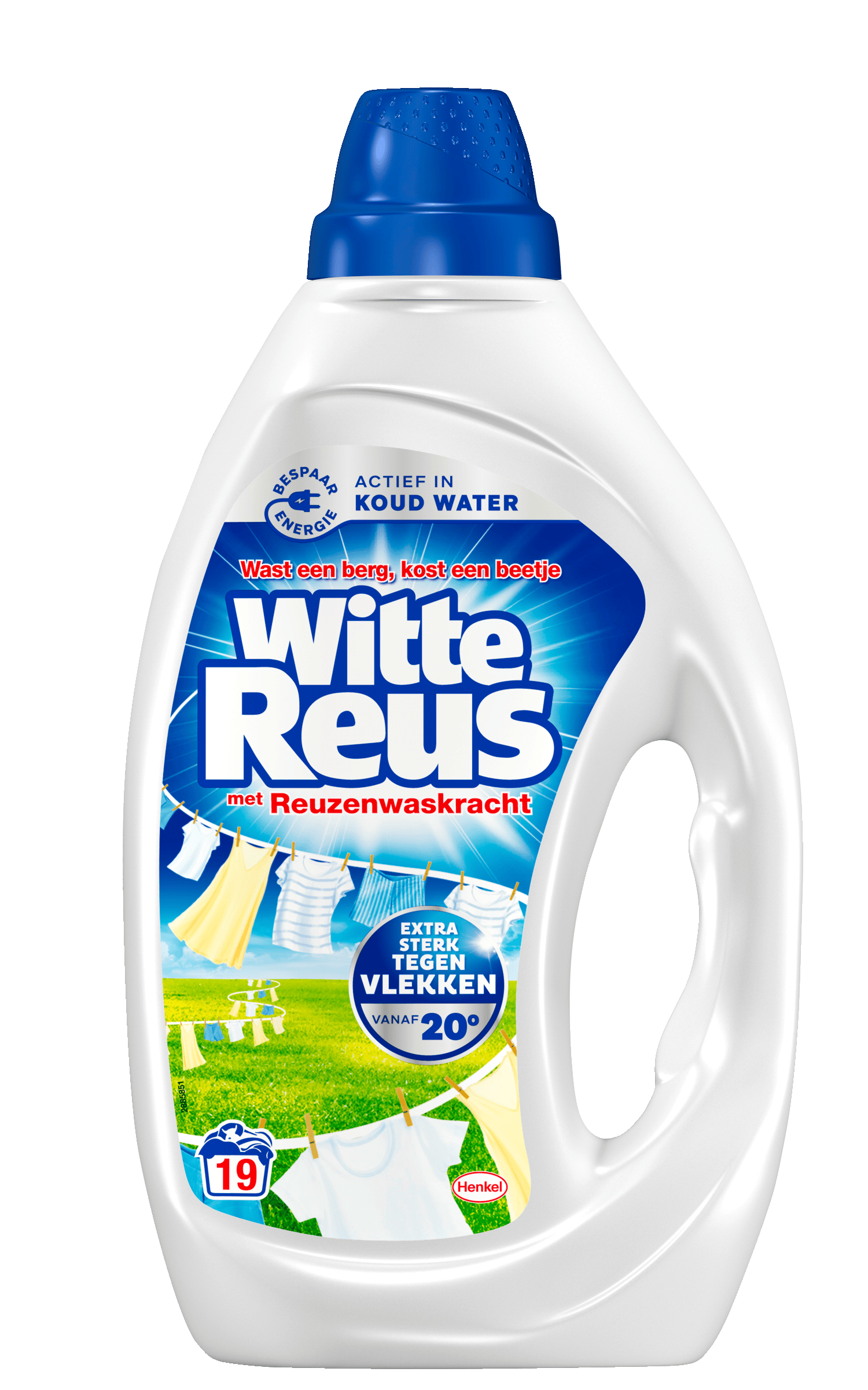 Witte Reus Vloeibaar wasmiddel wit 19sc