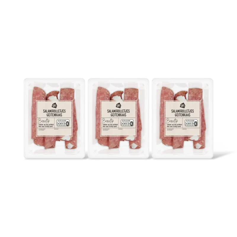 AH Salamirolletjes geitenkaas 3-pack