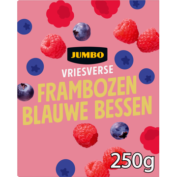 Jumbo Vriesverse Frambozen Blauwe Bessen 250 g