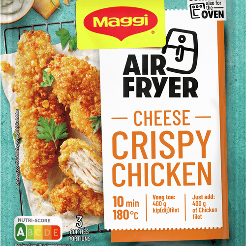 Maggi Kruidenmix airfryer crispy cheese