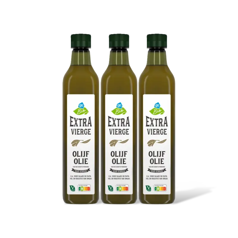 AH Biologisch Olijfolie extra vierge 3-pack