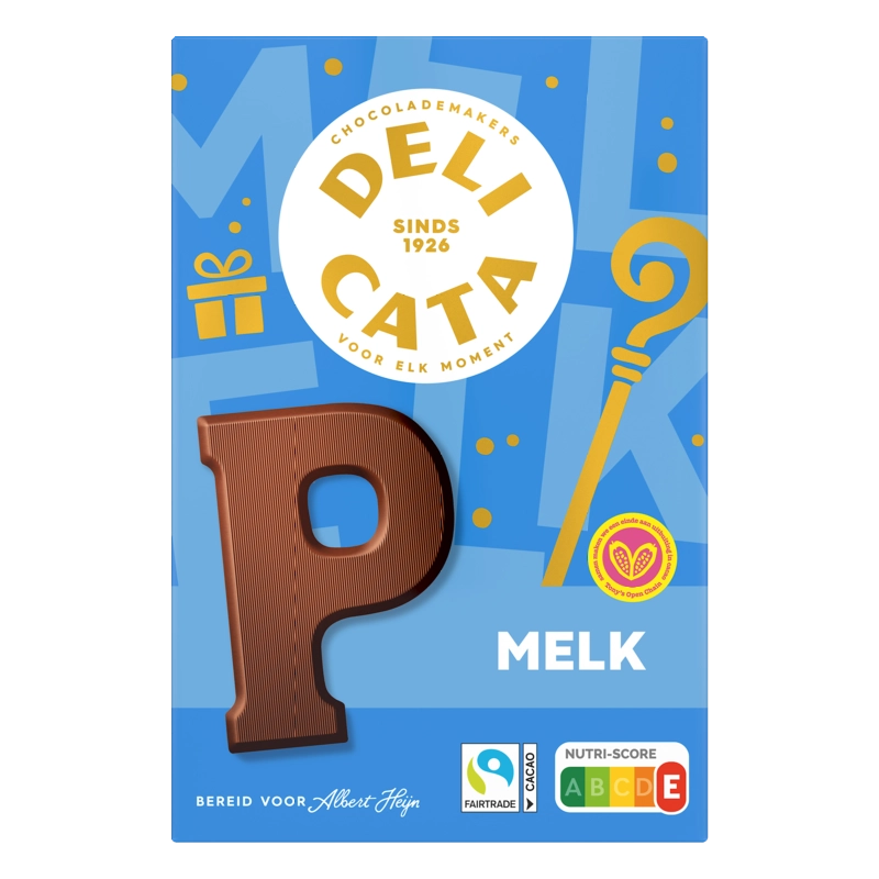 Delicata Chocoladeletter melk P