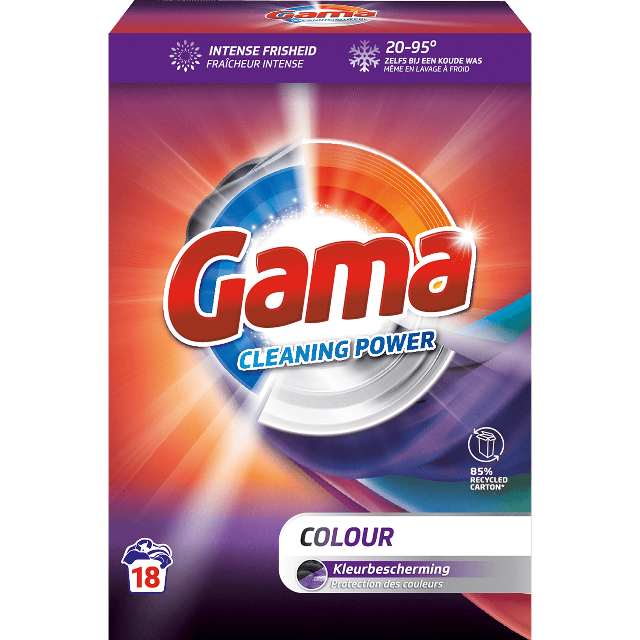 Gama poeder wasmiddel regulier 18sc