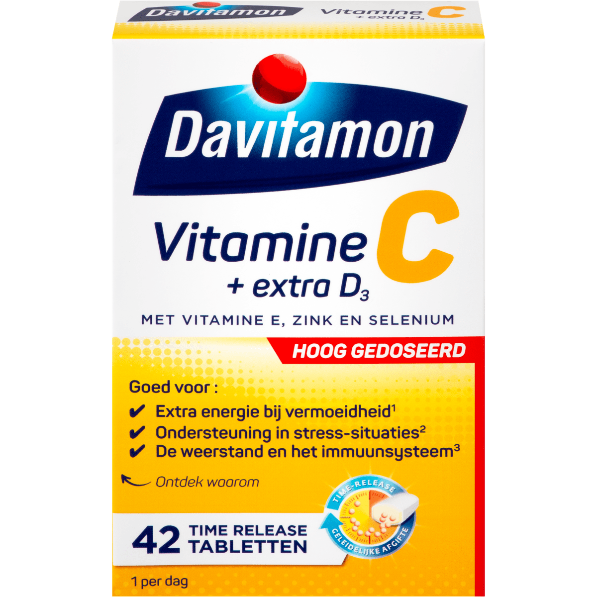 Davitamon Vitamine C Forte + D3 Tabletten 42 stuks