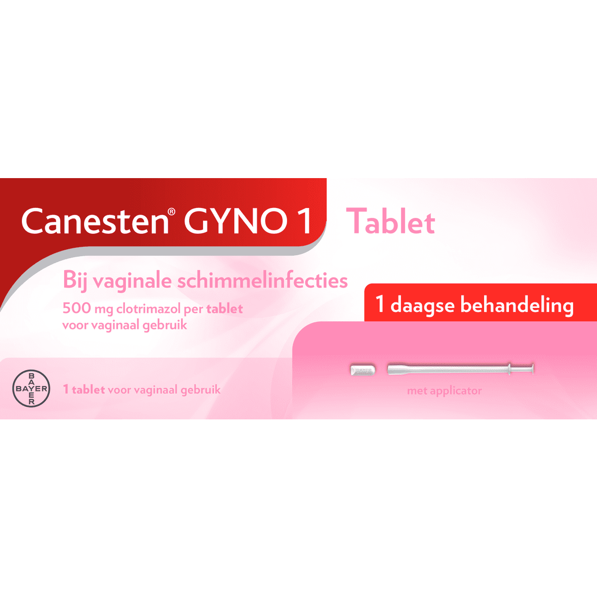 Canesten Gyno Vaginale Schimmelinfectie Tablet 1 stuk