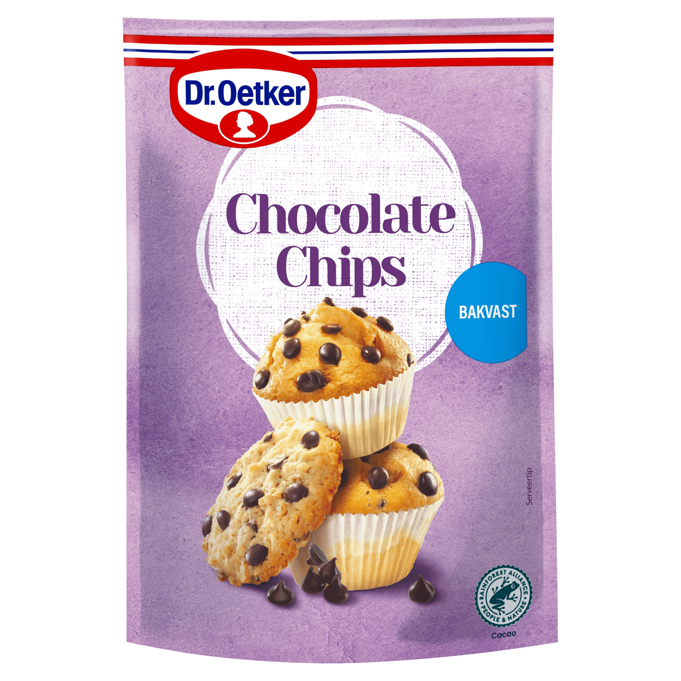 Dr. Oetker Chocolate chips taart versiering