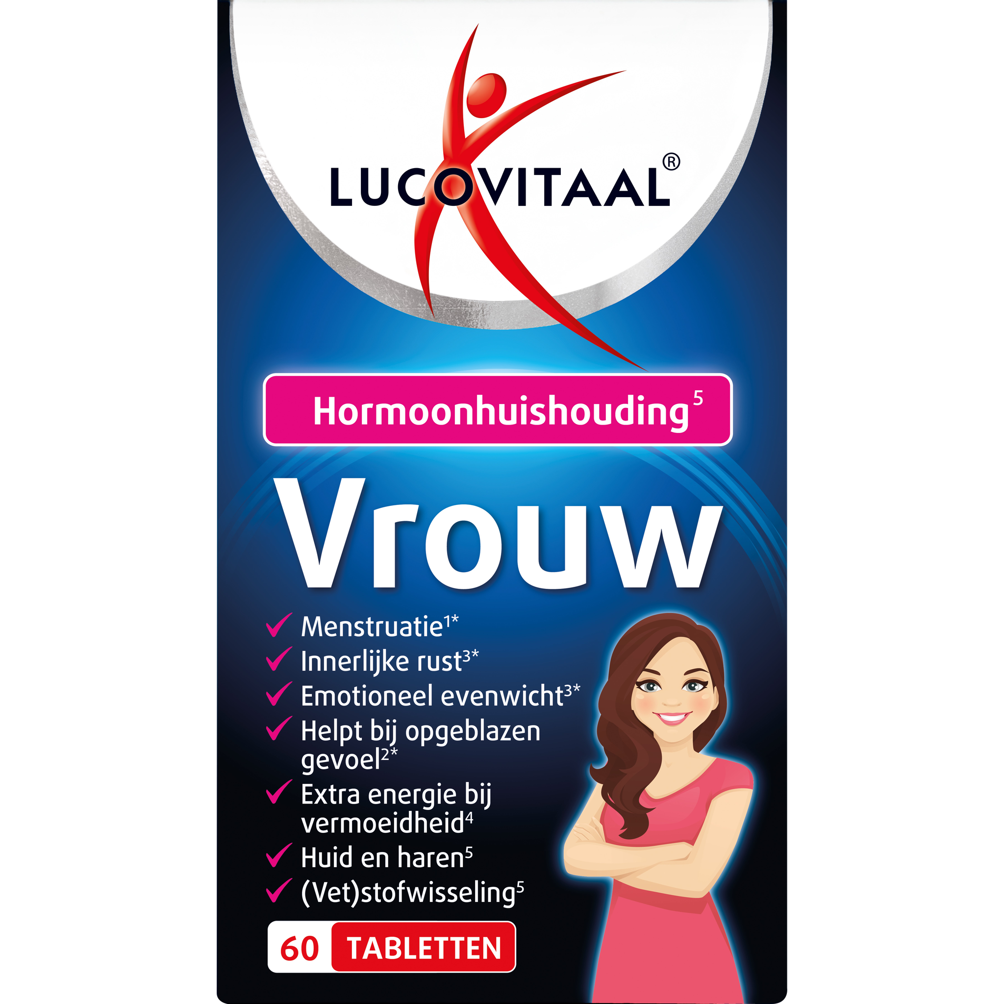 Lucovitaal Vrouw Hormoonhuishouding Tabletten 60 stuks