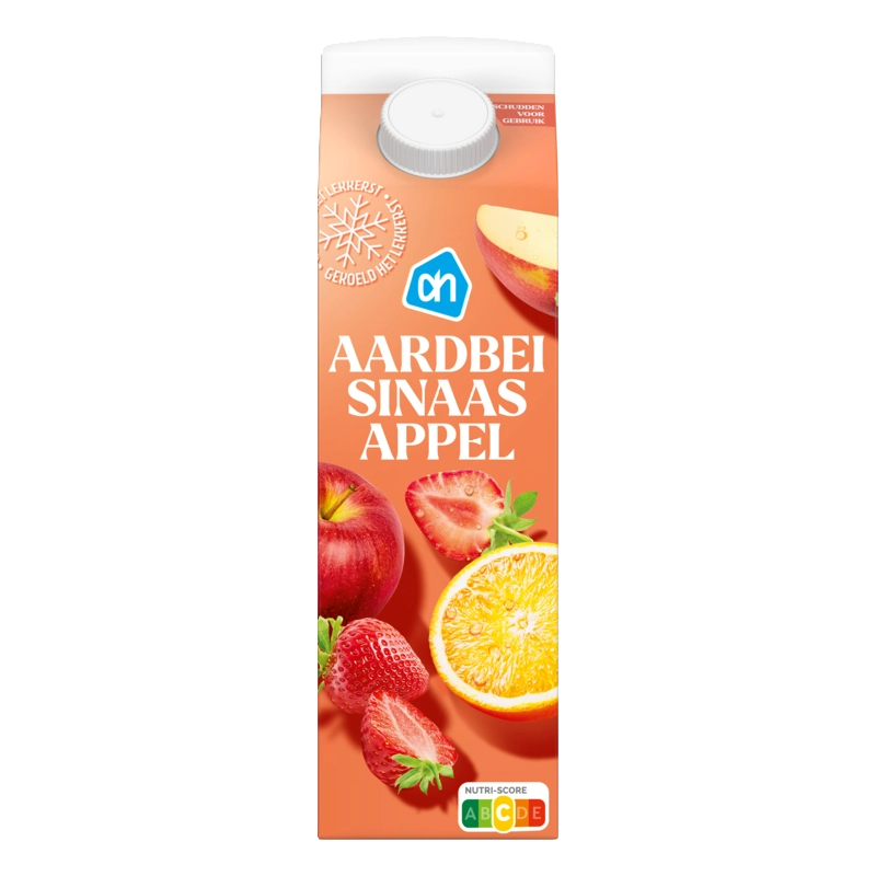 AH Gekoelde aardbei sinaasappeldrank