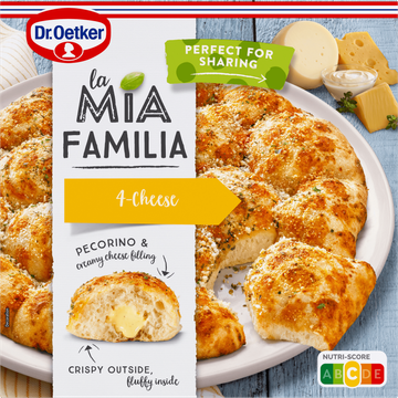 Dr. Oetker La Mia Familia 4-Cheese Pizza Breekbrood 480 g