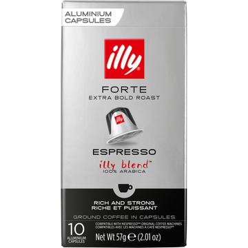 illy Espresso Forte Koffiecups 10 Stuks