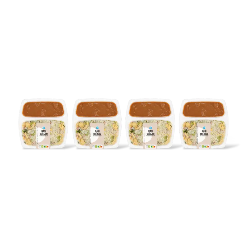AH Ajam sate & nasi 4-pack