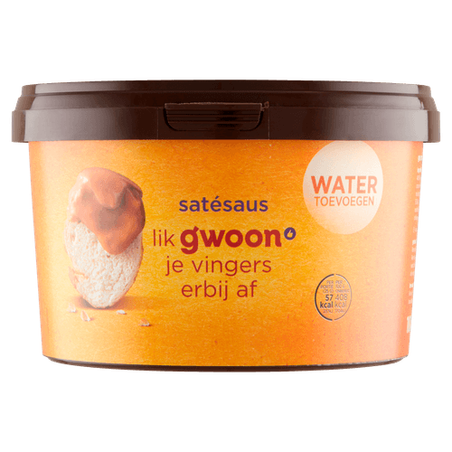 G'woon Satesaus geconcentreerd