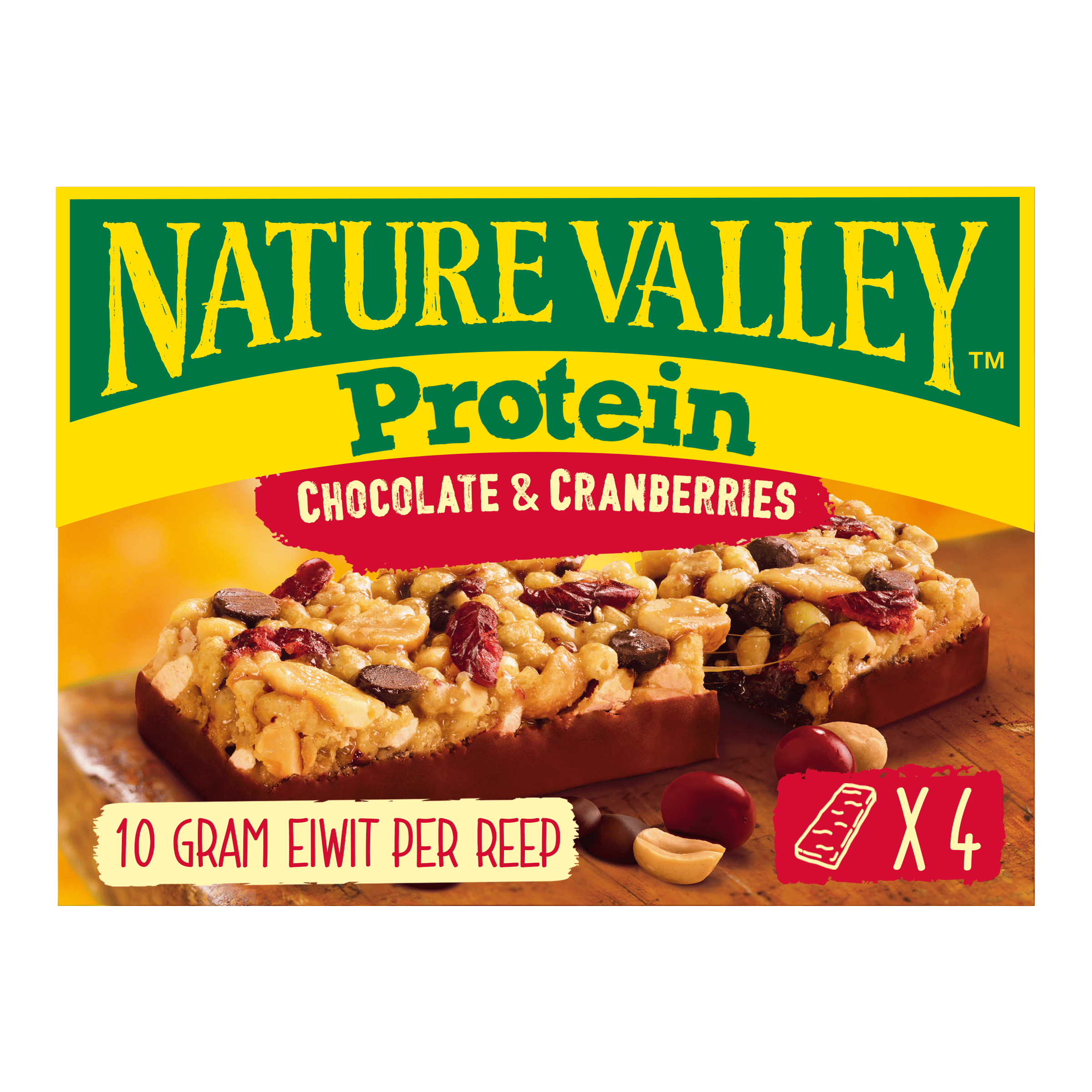 Nature Valley Protein chocolade & cranberry repen