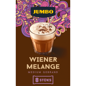 Jumbo Oploskoffie Wiener Melange 8 Stuks