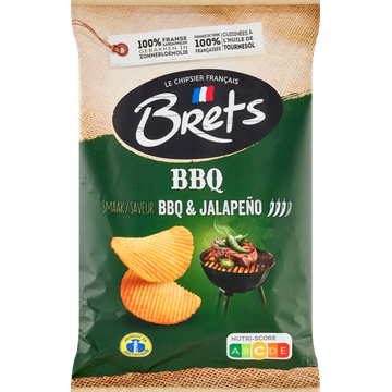 Brets Smaak BBQ & Jalapeño 125 g