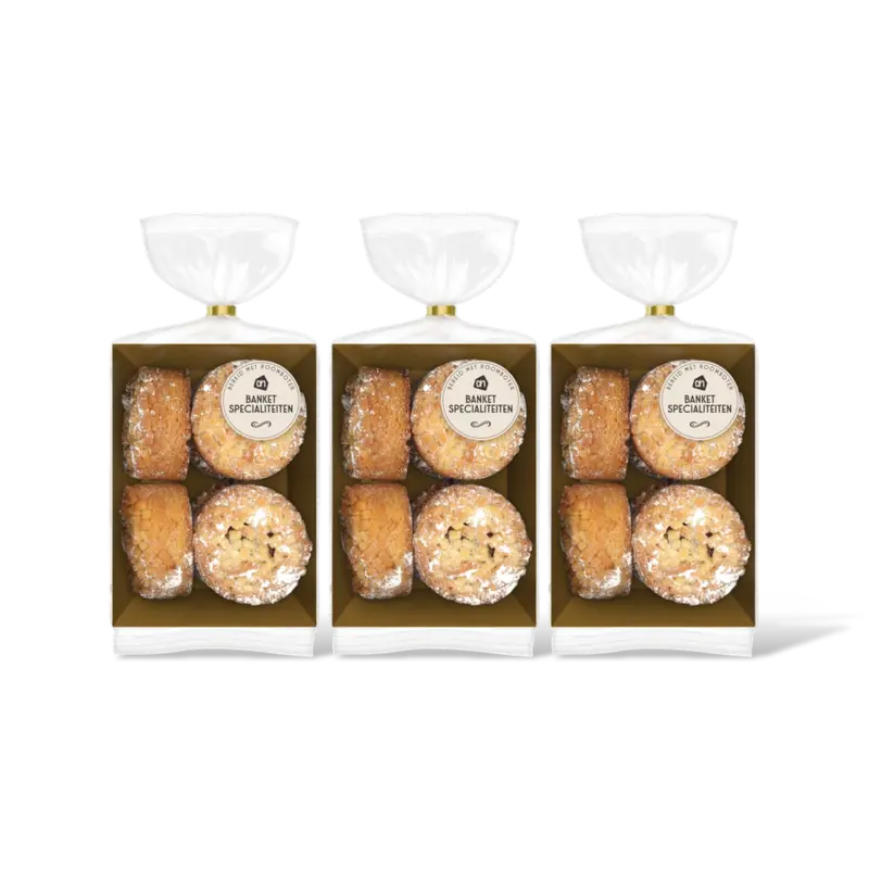 AH Mini appelkruimel koek 3-pack
