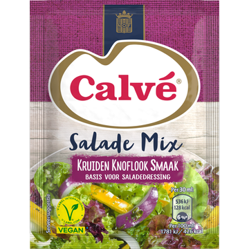 Calve Salademix Kruiden Knoflook 24 g