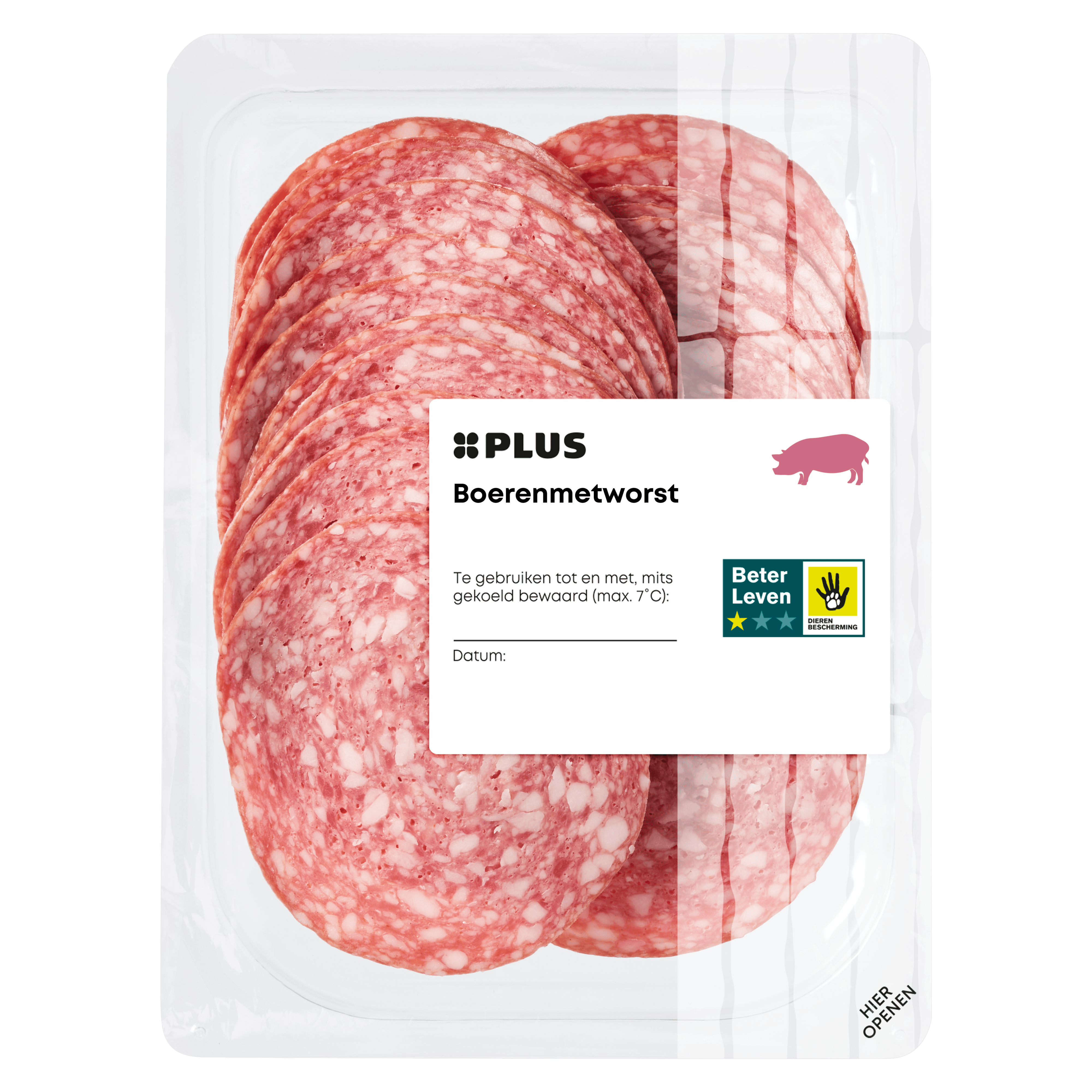 PLUS Boerenmetworst