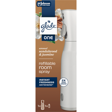 Glade One Sensual Sandalwood & Jasmine Refillable Room Spray 10 ml