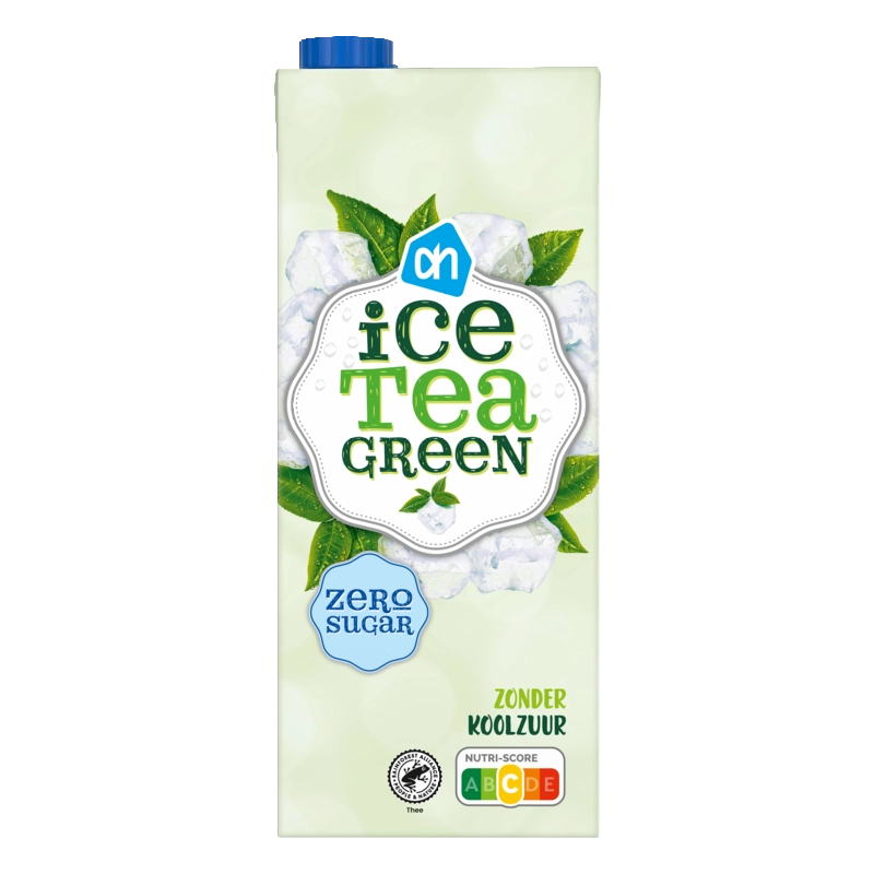 AH Ice tea green zero zonder koolzuur