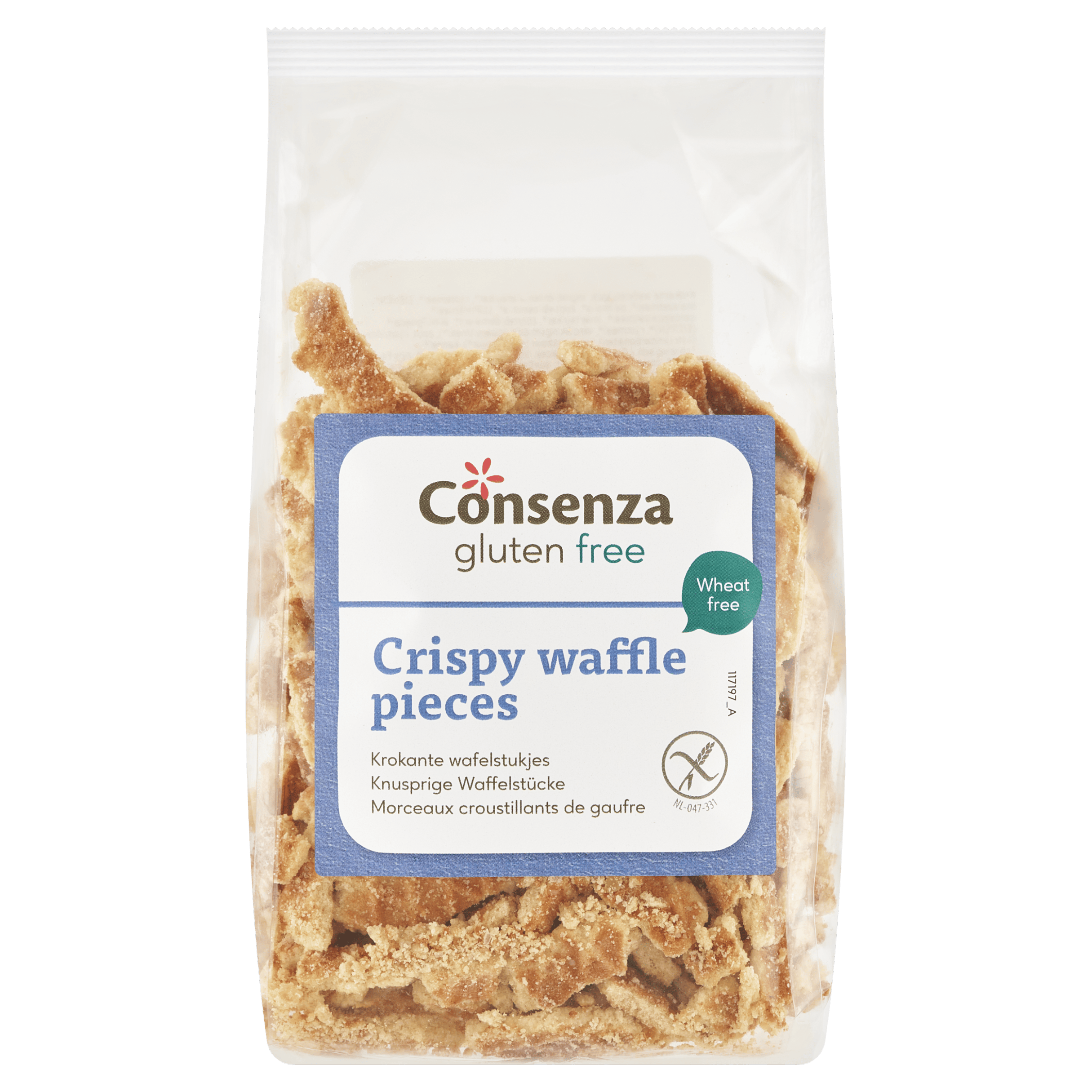 Consenza GV Krokante wafelstukjes bio