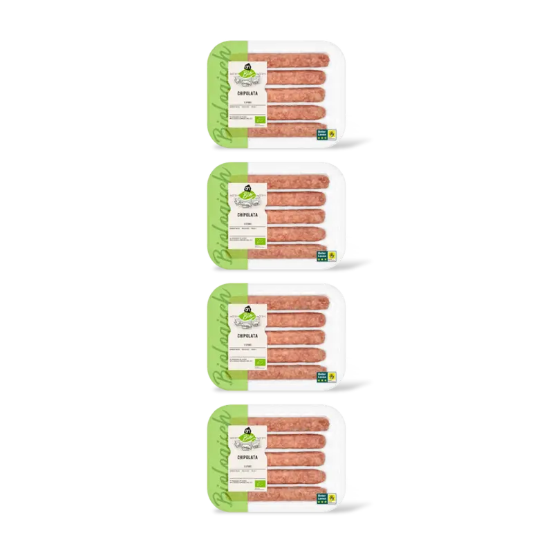 AH Biologisch Varkenschipolata 4-pack
