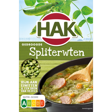 Hak Gedroogde Spliterwten 500 g