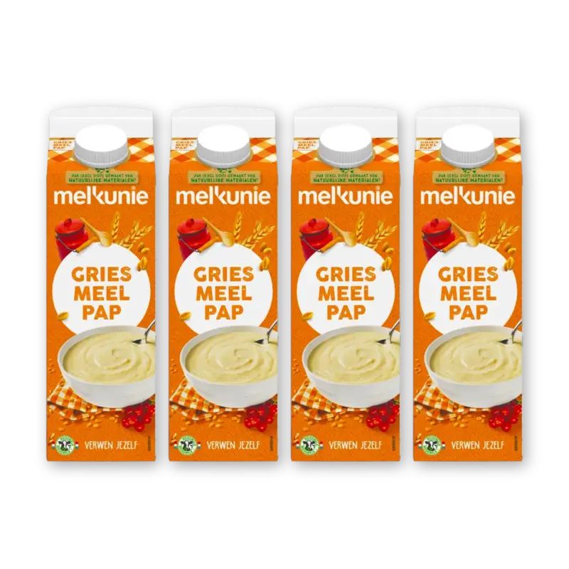 Melkunie Griesmeelpap 4-pack