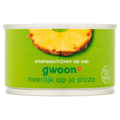 G'woon Ananasschijven op sap