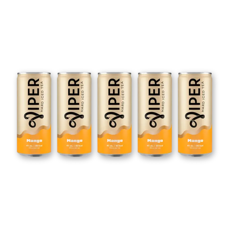 Viper Hard iced tea mango 5-pack