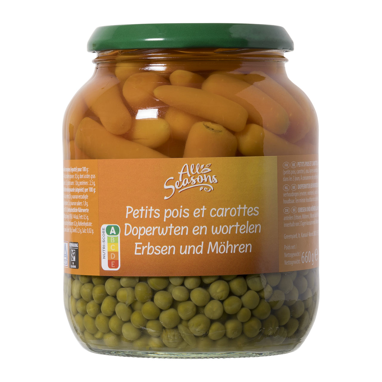 Doperwten en wortelen
