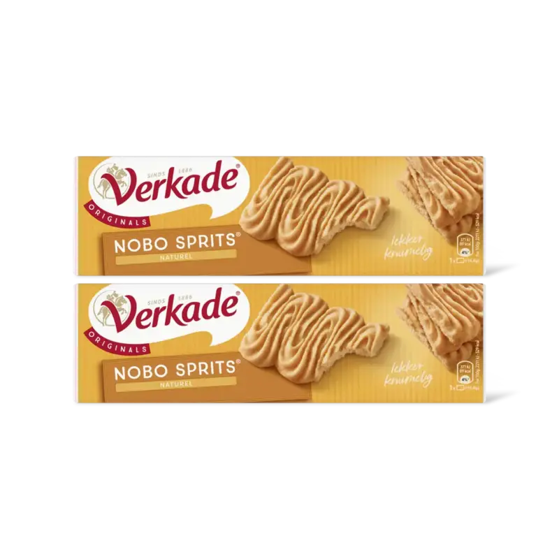 Verkade Nobo sprits naturel 2-pack